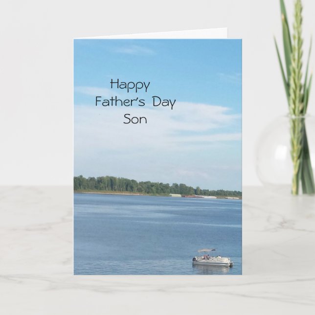 Happy Father's Day Son Card (Front)