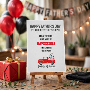 Happy Father's Day step dad funny cute card kids