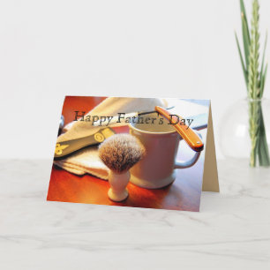 Happy Father's Day, Straight Edge Razor Card