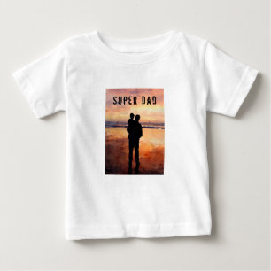 Happy Father's Day - Super Dad Baby T-Shirt
