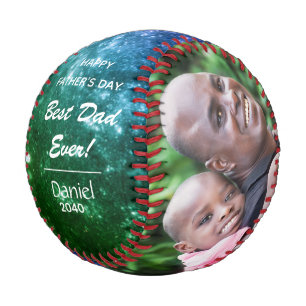 Happy Father's Day Super Father Best Dad Galaxy Baseball