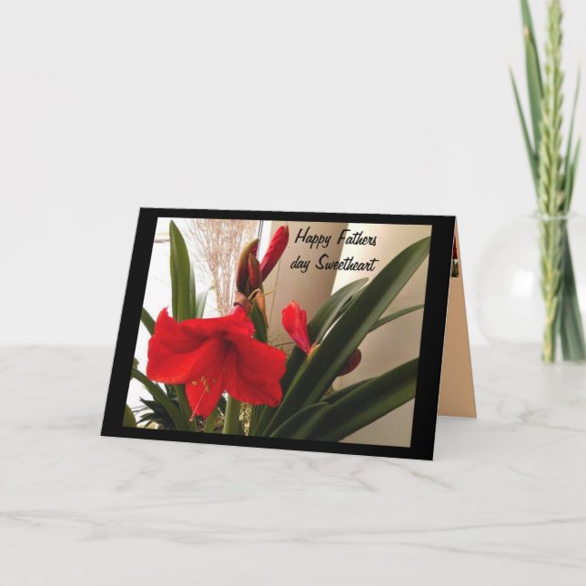 HAPPY FATHERS DAY SWEET HUSBAND card (Front)