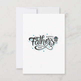 Happy Fathers day Thank You Card