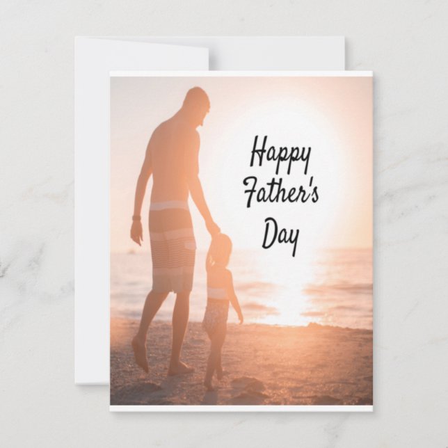 Happy Father's Day Thank You Dad From Proud Son Card (Front)