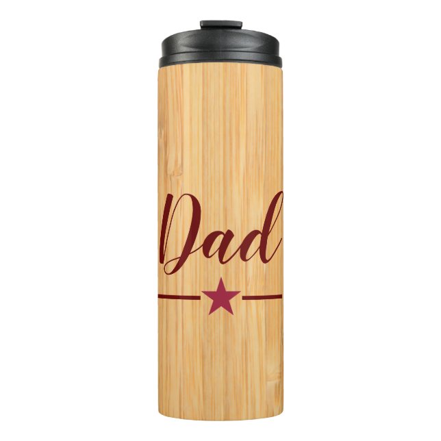 Happy Fathers Day Thermal Tumbler Gift for Him (Front)