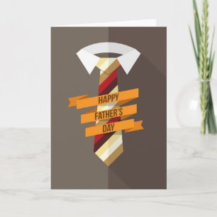 Happy Father's Day Tie Card