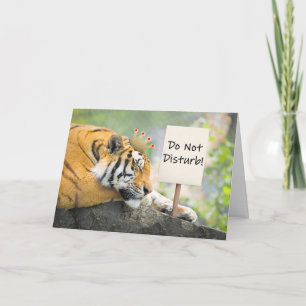 Happy Father's Day Tiger King Humour Card