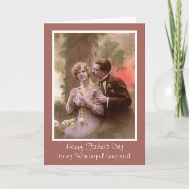 Happy Father's Day to Husband from Wife Card (Front)