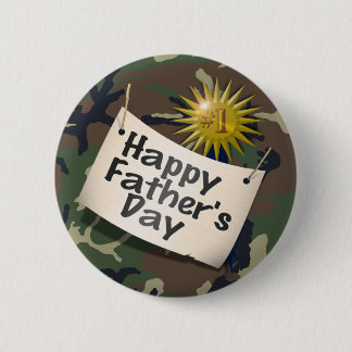 Happy Fathers Day to my #1 Dad ! 6 Cm Round Badge