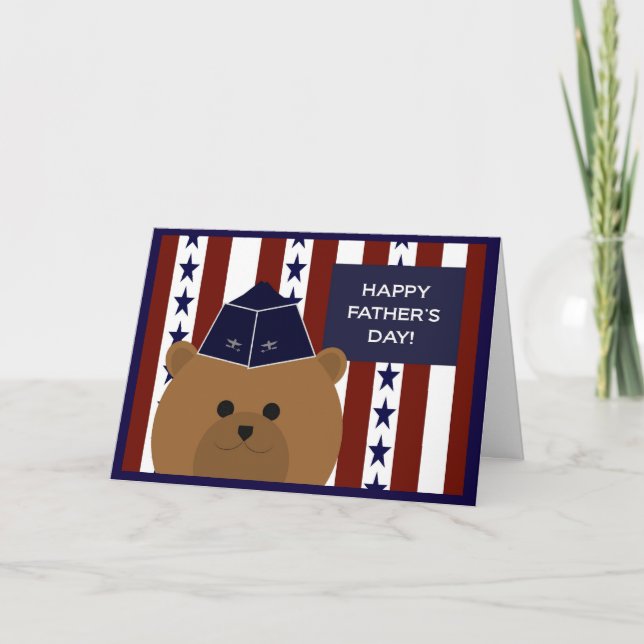 Happy Father's Day to my Air Force Hero & Dad! Card (Front)