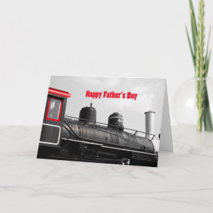 Happy Father's Day Train Card