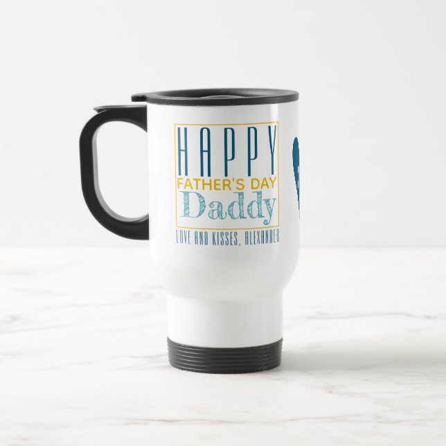 Happy Father's Day Travel Mug (Left)