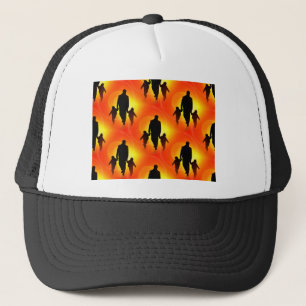 happy fathers day trucker hat