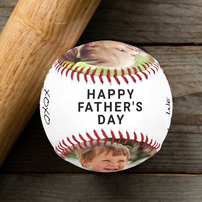 Happy Father's Day Uncle Photo Baseball (Creator Uploaded)