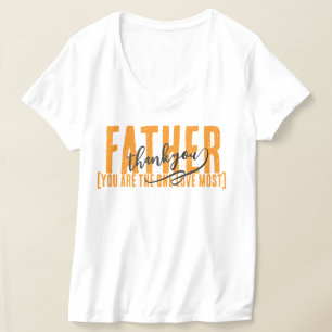 Happy Father's Day Vintage Letter and Grandpa  T-Shirt
