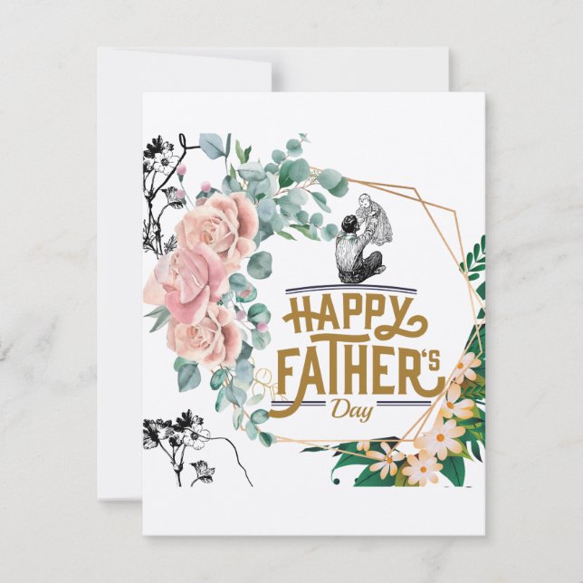 Happy Father's Day Wishes Card (Front)
