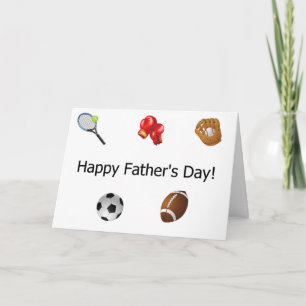 Happy Father's Day World's Greatest Sports Dad Card
