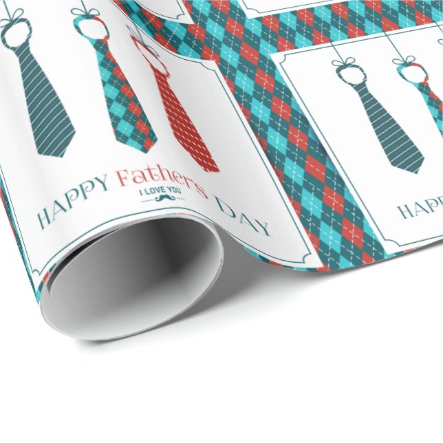 Happy Father's Day Wrapping Paper (Roll Corner)