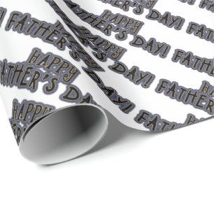 Happy Father's Day wrapping paper