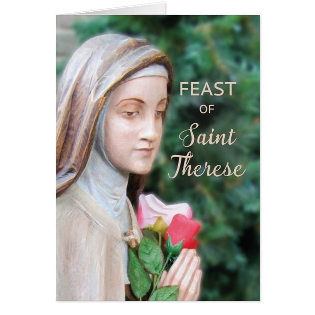 Happy Feast of St. Therese, Rose (Front)