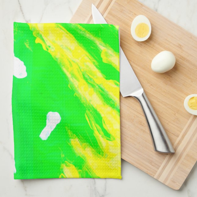 Happy Feeling Kitchen Towel (Quarter Fold)