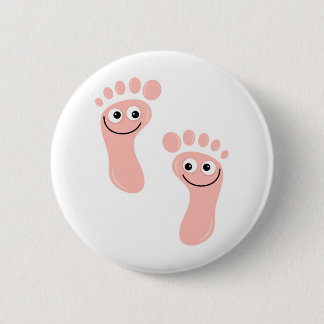 Happy Feet 6 Cm Round Badge