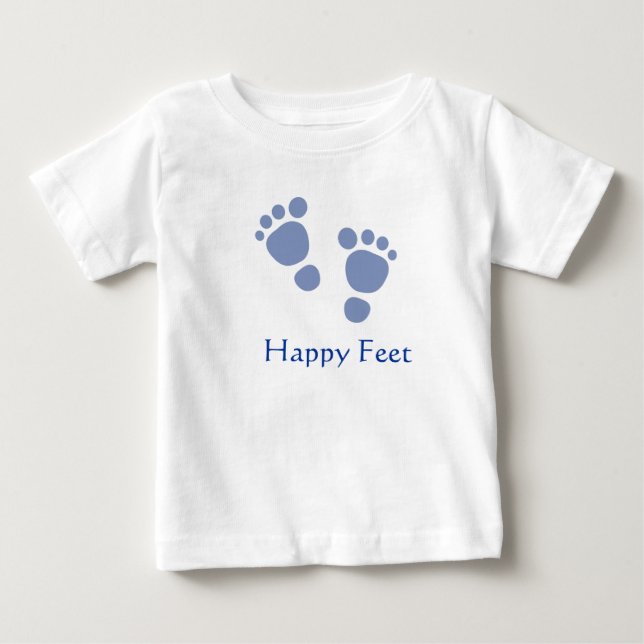 Happy Feet Baby's T-shirt (Front)