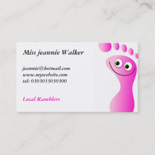 Happy Feet Business Card