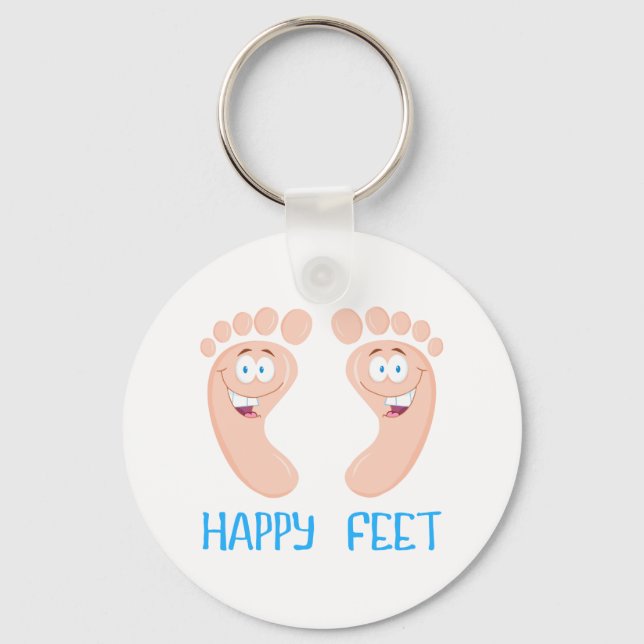 happy feet key ring (Front)