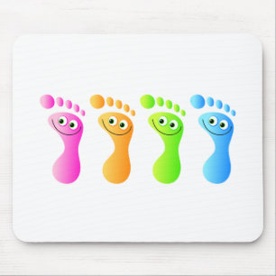Happy Feet Mouse Mat