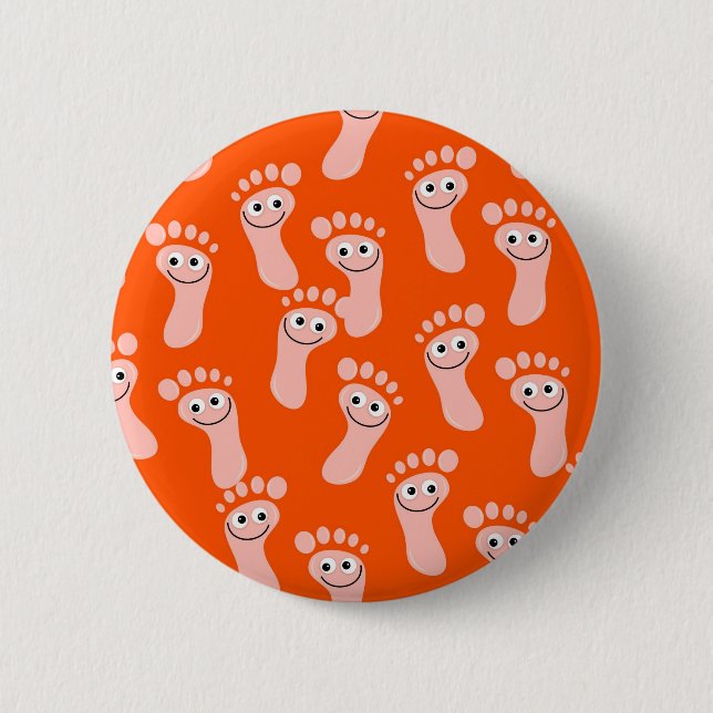 Happy Feet Wallpaper 6 Cm Round Badge (Front)