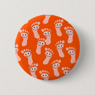 Happy Feet Wallpaper 6 Cm Round Badge