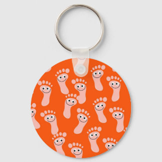Happy Feet Wallpaper Key Ring