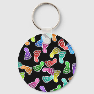 Happy Feet Wallpaper Key Ring