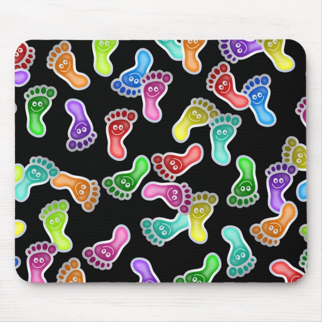 Happy Feet Wallpaper Mouse Mat (Front)