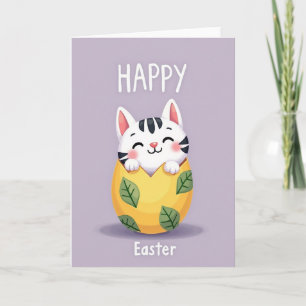 Happy Feline Springtime Card