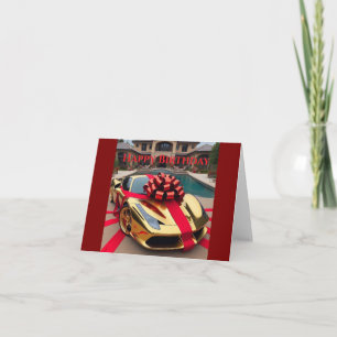 Happy Ferrari Birthday Card