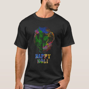 Happy festival of colors Happy Holi mandala Hindu  T-Shirt