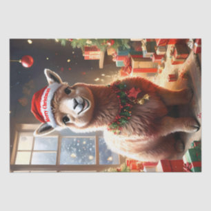 Happy Festive Alpaca Christmas,  Tissue Paper