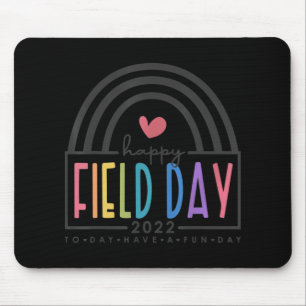 Happy Field Day 2022 rainbow fun day school trips Mouse Mat