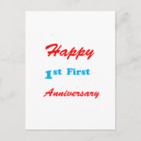Happy FIRST ANNIVERSARY 1st Celebrations Blessings