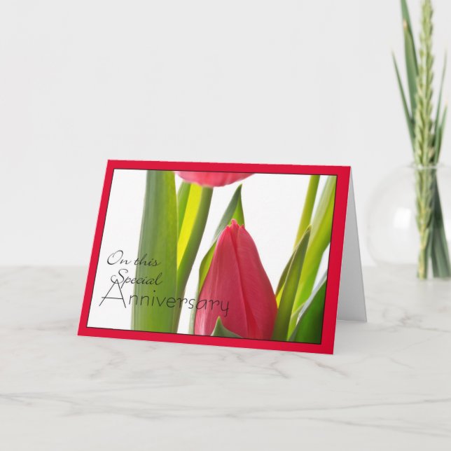 Happy First Anniversary Card (Front)