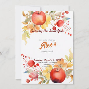 Happy First Birthday! 1st Anniversary Party Invitation