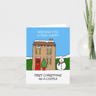 Happy First Christmas as a Couple Holiday Card