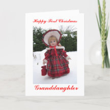 Happy first Christmas granddaughter