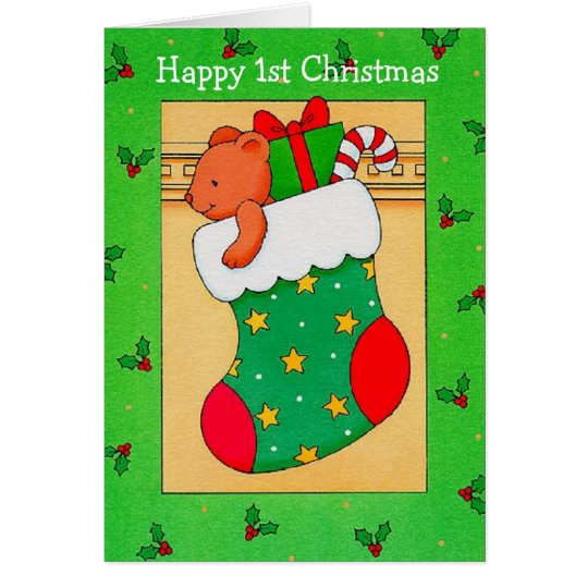 Happy First Christmas - Greeting Card