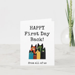 Happy First Day Back, Welcome Back Card