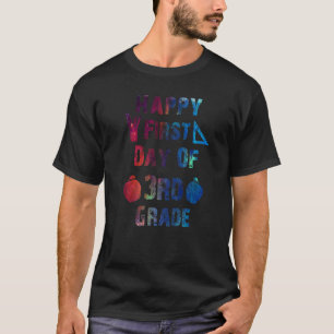 Happy First Day Of 3rd Grade Back To School For Bo T-Shirt
