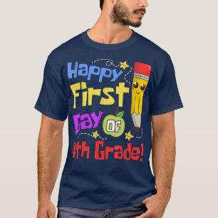 Happy First Day Of 4th Grade Back To School Teache T-Shirt