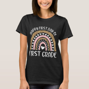 Happy First Day of 4th Grade Teacher Back To Schoo T-Shirt
